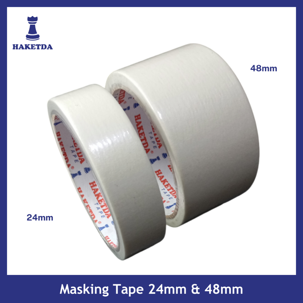 

HAKETDA Masking Tape (Lakban Kertas / Isolasi Kertas)