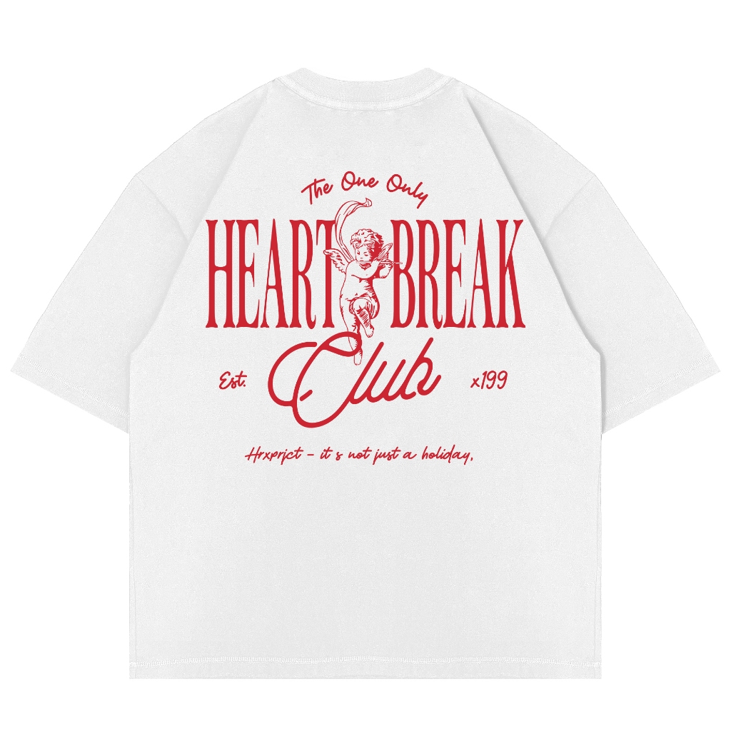 [OVERSIZE] GRAPHIC T-SHIRT 'HEART BREAK CLUB'