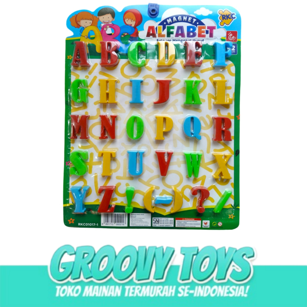 MAINAN MONTESSORI ANAK HURUF MAGNETIC ABJAD-RKC01017-1