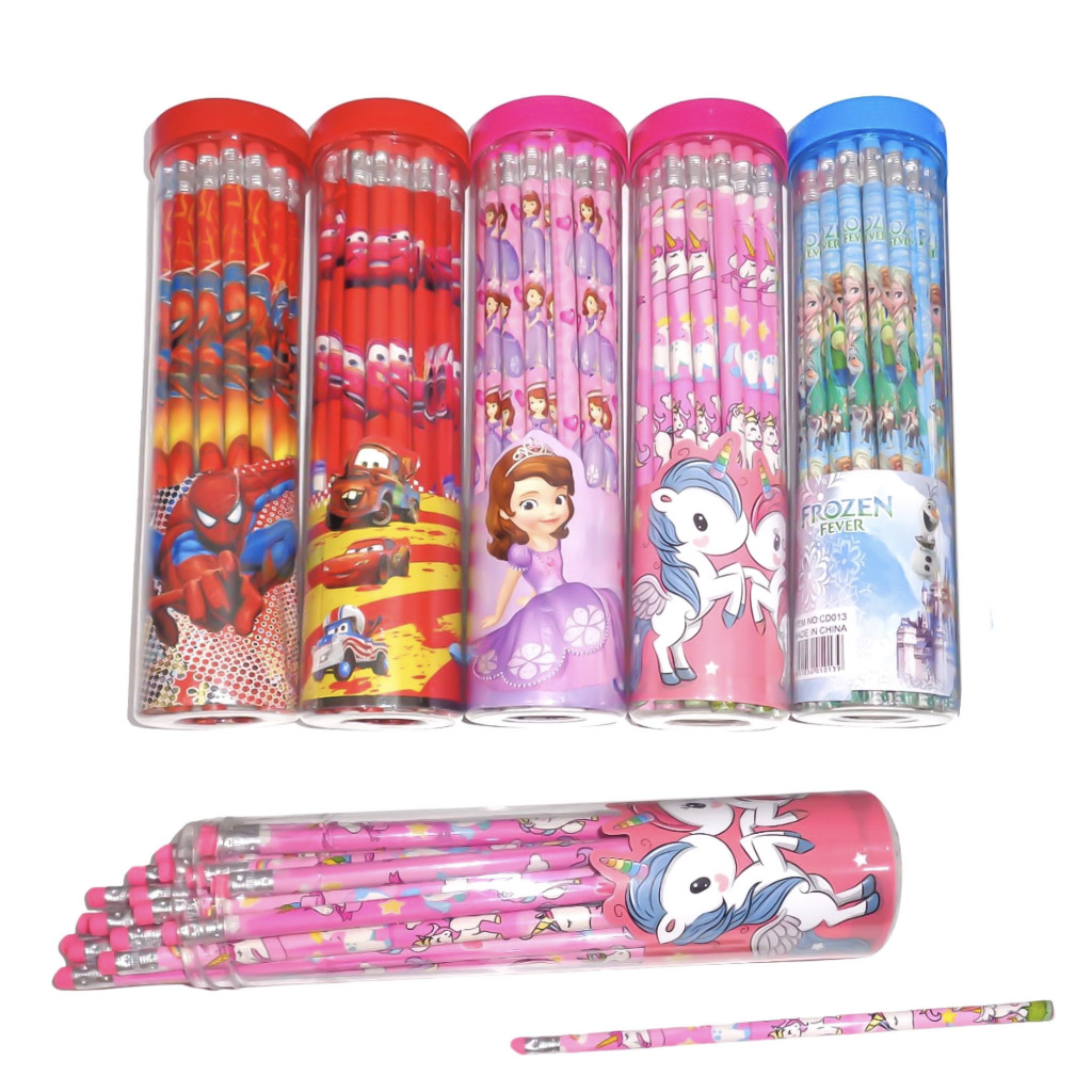 

1 Tabung / 30 Pcs Pensil Eraser no. 013 Motif Karakter