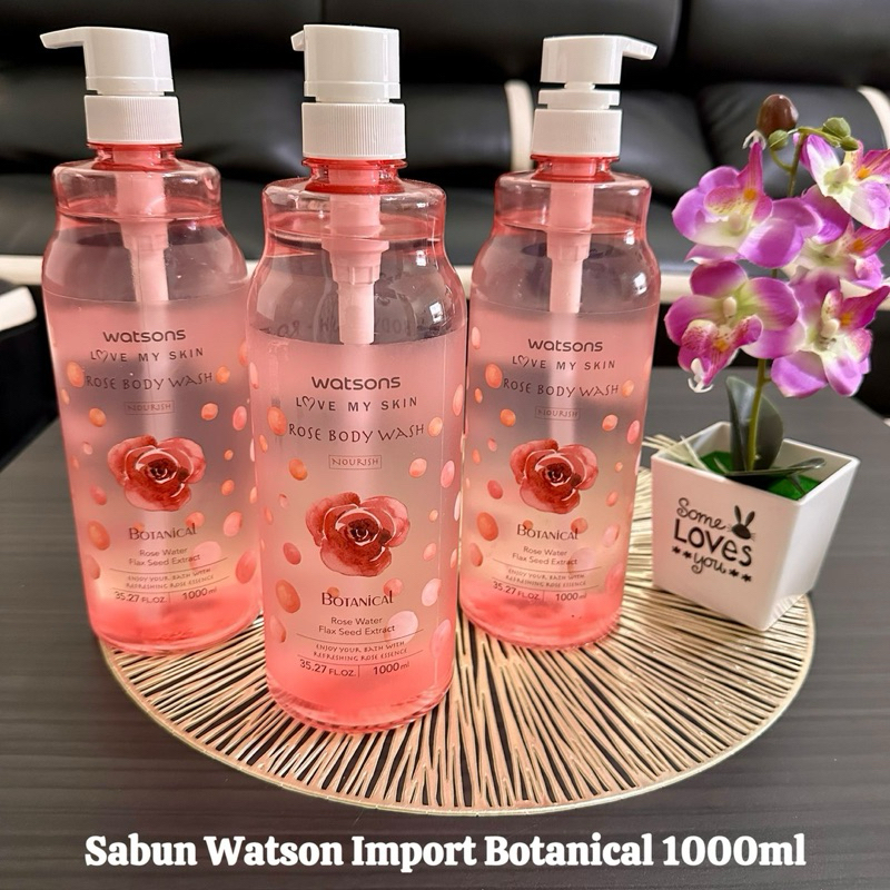 Sabun Mandi Cair Watson Botanical - Sabun Mandi Botol Pump - Sabun mandi wangi tahan lama - Cream Bo