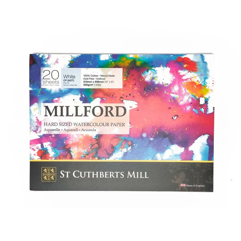 

St Cuthberts Mill Millford Block Cold Pressed Surface 20S 310 X 230 Mm 300G