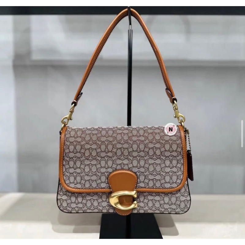 Coach Micro Signature Jacquard Soft Tabby Shoulder Bag