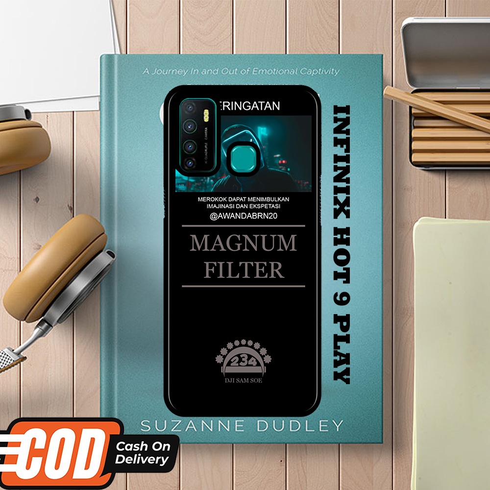 [A75] ROKOK SMOKING CASING INFINIX HOT 9 PLAY - CASE HANDPHONE INFINIX HOT 9 PLAY - CASING TERBARU V
