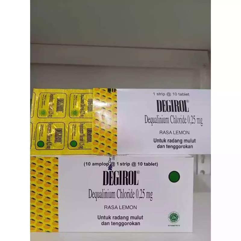 Degirol Tablet - Untuk Radang Mulut dan Tenggorokan