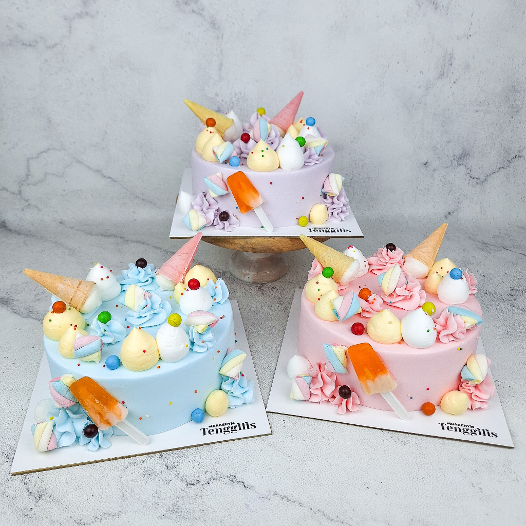 

SURABAYA SAJA [FREE TOPPER] Candy Crush Cake Tart Anak