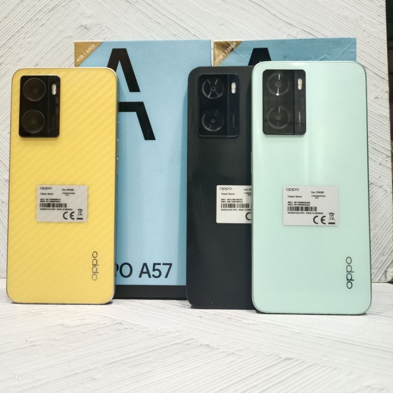 Oppo A57 Ram 4GB Internal 64GB Handphone Second Fullset