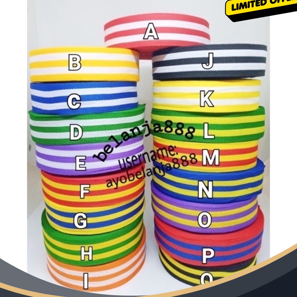 

PESTA DISKON Pita medalitali medali piagam trophy piala lebar 3cm1Roll