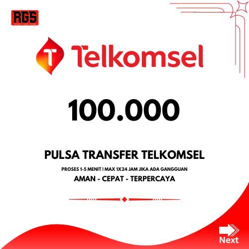 Pulsa Transfer Telkomsel 100
