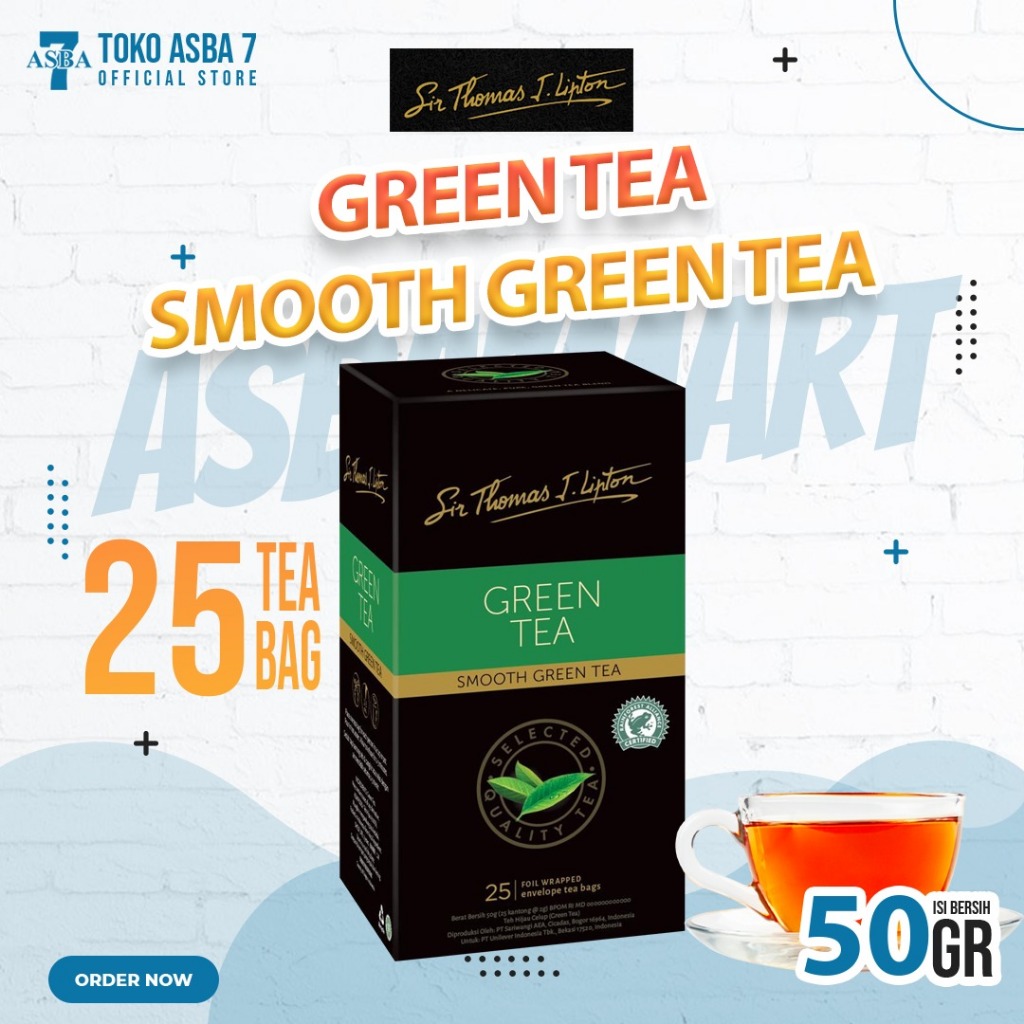 

LIPTON GREEN TEA 50G 25 BAG