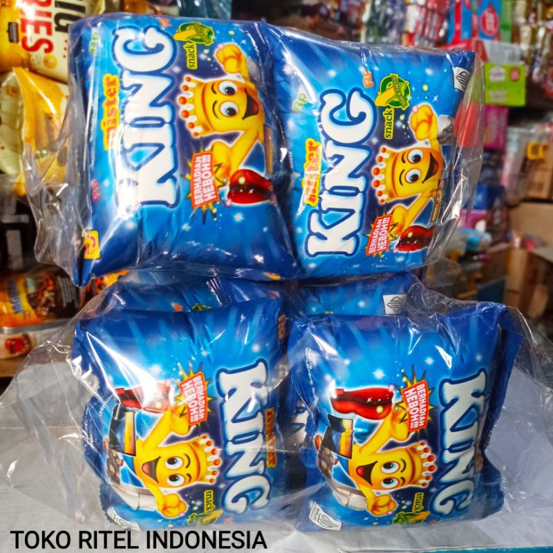 

Chiki Berhadiah Mister King (1 Pack isi 10 pcs)/Snack Ciki Mister King Berhadiah/Chiki Viral Hadiah