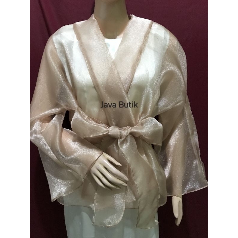 ASLI OUTER ORGANZA GLITTER /Outer Organza Mewah/outer kondangan murah READY STOCK