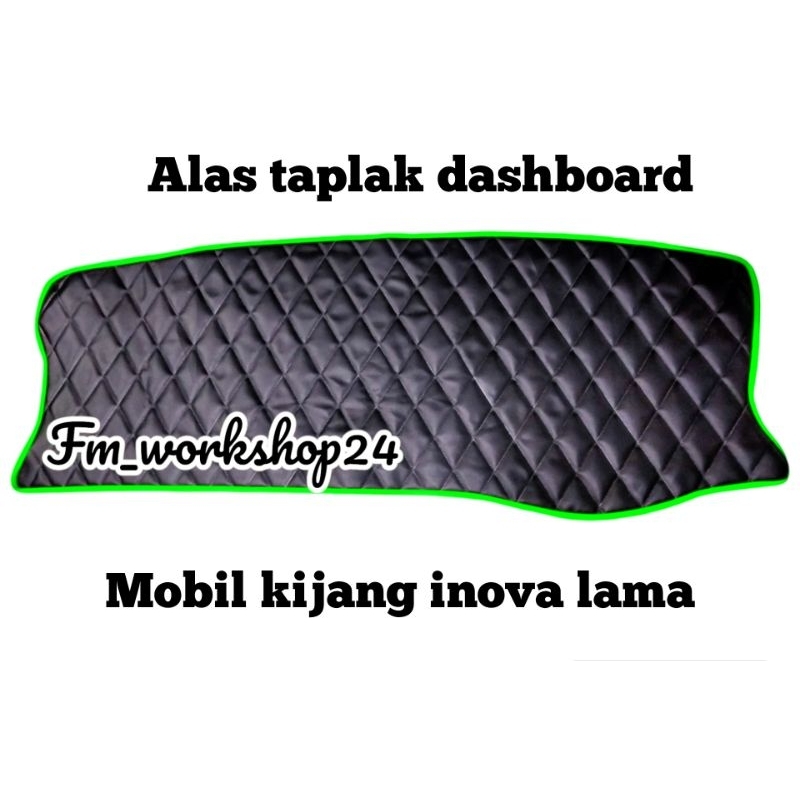 Cover Pelindung Dashboard mobil Kijang Inova lama Alas taplak mobil kijang inova lama kulit sintetis