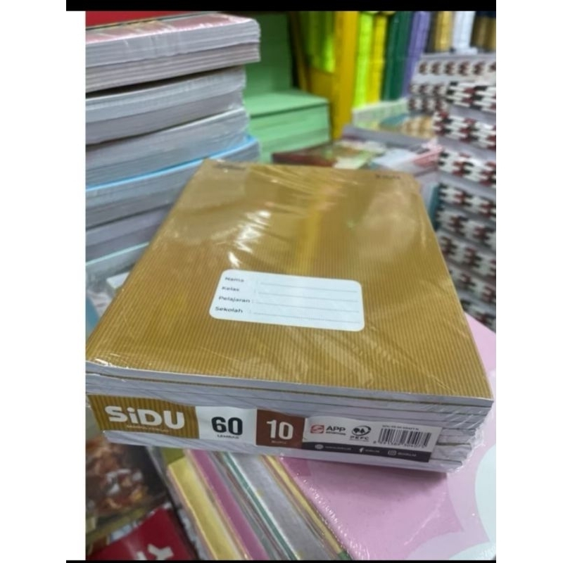 

NYBEBY26 BUKU TULIS SIDU KRAFT ISI 60 LEMBAR / BUKU SINAR DUNIA SAMPUL COKLAT ISI 60 LEMBAR