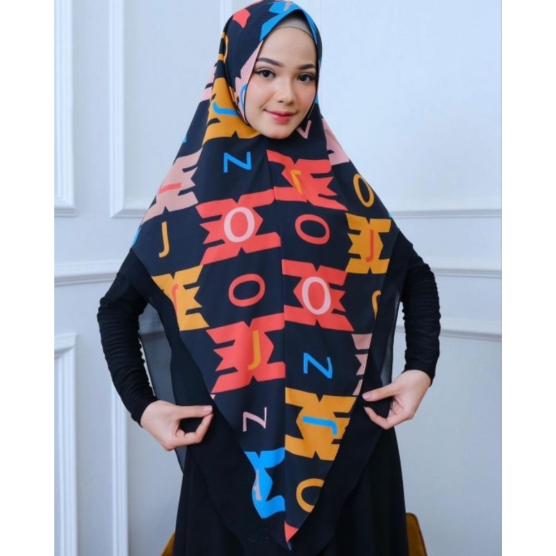 Khimar printing joza part 2 ready stok