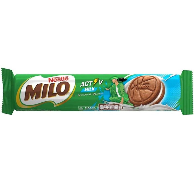 

Biskuit milo activ milk 104g