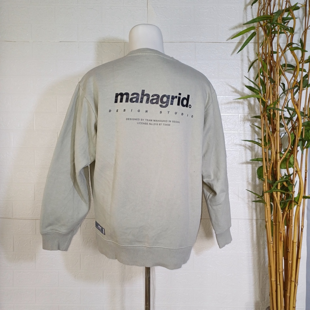 SWEATER CREWNECK MAHAGRID, ORIGINAL, SIZE M-L (SECOND BRANDED) CN0187