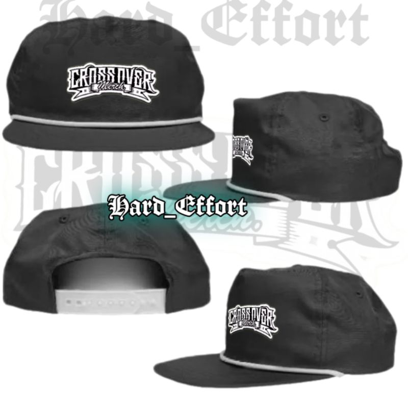 CROSSOVER | TOPI SNAPBACK CLASSIC | ROPE HAT CASUALS VINTAGE | TOPI COWO | TOPI BRAND
