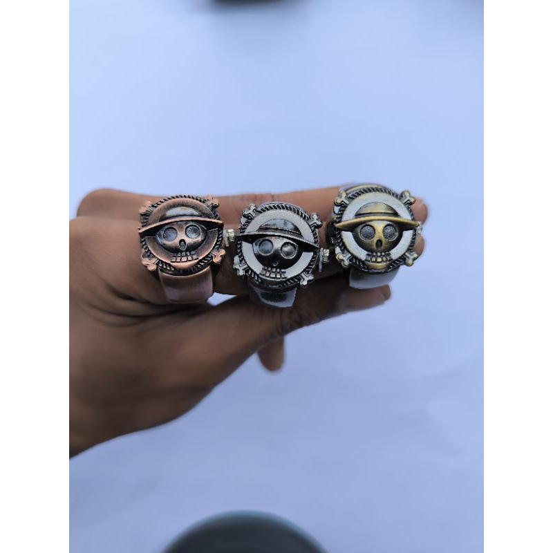 JAM CINCIN PRIA VINTAGE BENTUK TENGKORAK,JAM CINCIN IMPOR