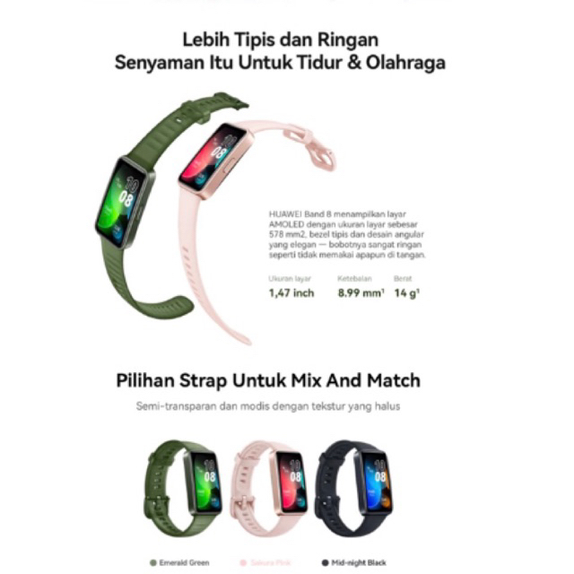 huawei band 8 preloved