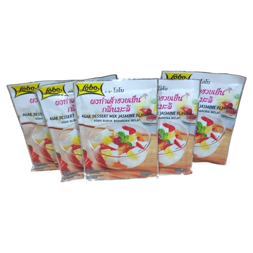 

Agar Puding Bubuk Rasa Jasmine Melati Lobo 130 Gram (Pack)