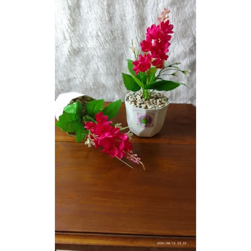 BUNGA HIAS LAVENDER BUNGA PLASTIK SNAPDRAGON BUNGA HIASAN DINDING PAJANGAN RUMAH BUNGA HIAS PLASTIK 