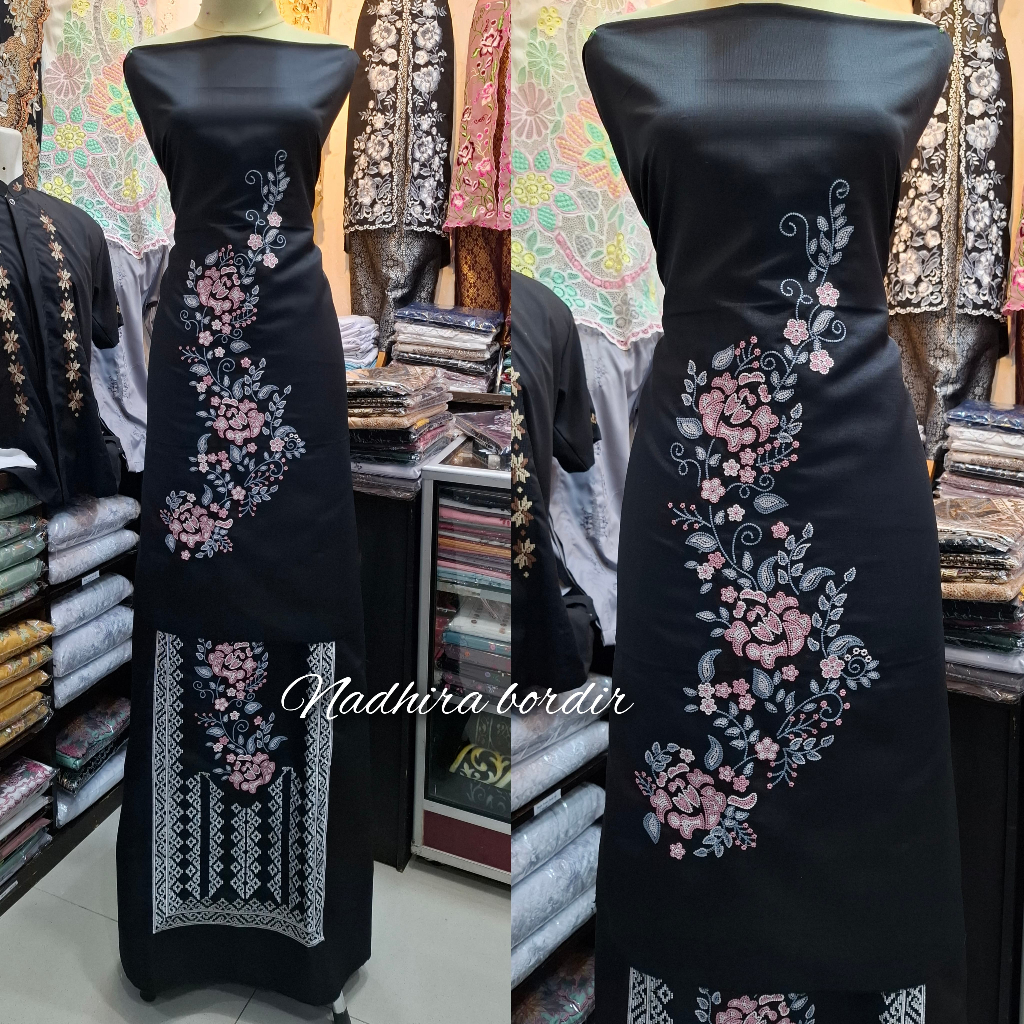 BAHAN BAJU KURUNG / BAHAN BAJU BORDIR / BAHAN BAJU KURUNG BORDIR BUKITTINGGI / BAJU KURUNG BORDIR / 