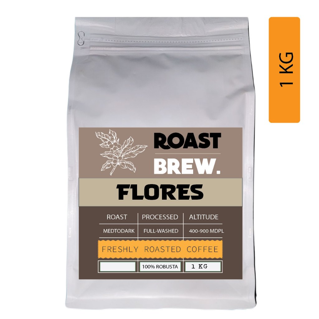 

RoastBrew Kopi Robusta Flores 1KG / 500 Gram - Fresh Robusta Coffee
