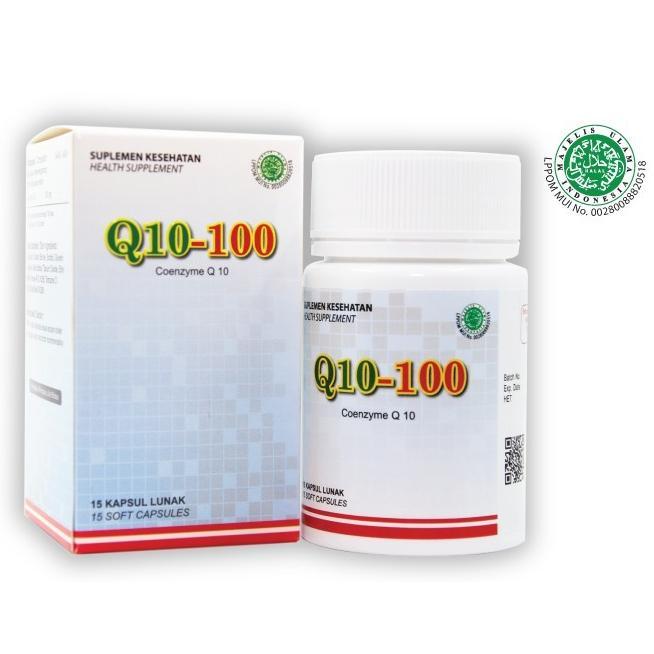 Q10-100 - Coenzyme Q10 - CO Q10 - Nutrindo Q10 100 mg 15 Softgel