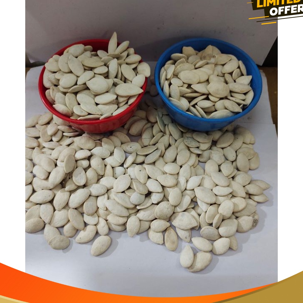 

TERBARU kwaci putih biji labu 5gram