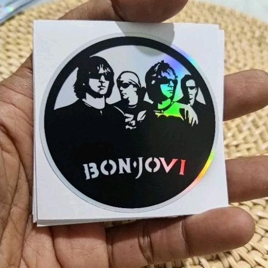 

sticker logo bonjovi