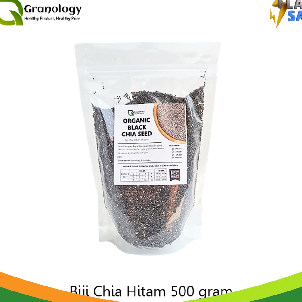 

UNIK Organic Black Chia Seed Biji Chia Hitam Organik 5 gram by Granology