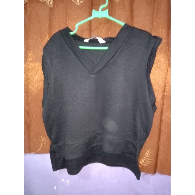 Preloved Vest Hitam | Vest Wanita