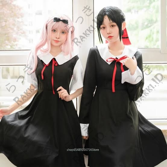 KOSTUM LOVE IS WAR SEIFUKU KAGUYA COSTUME COSPLAY WANITA