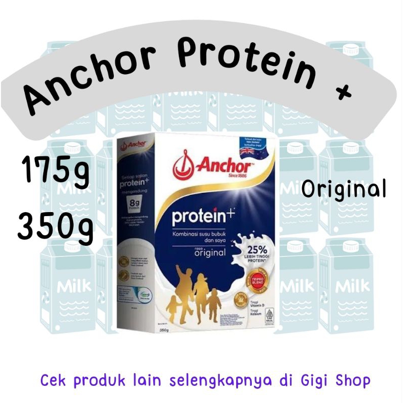 

Anchor Susu Protein Plus rasa original 175 350 gr