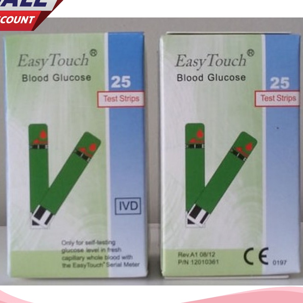 BONANZA Easy Touch Gula Darah  Tes Gula Darah Strip Easy Touch