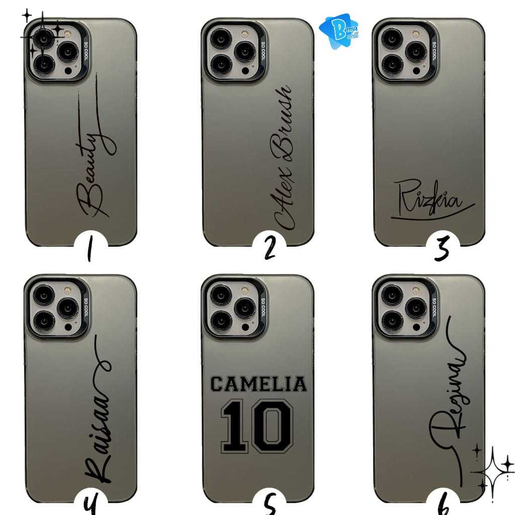 REQUEST BY CHAT Matte Hard Case - Premium Case Custom Nama compatible for SAMSUNG A15 A20 A20S A22 A