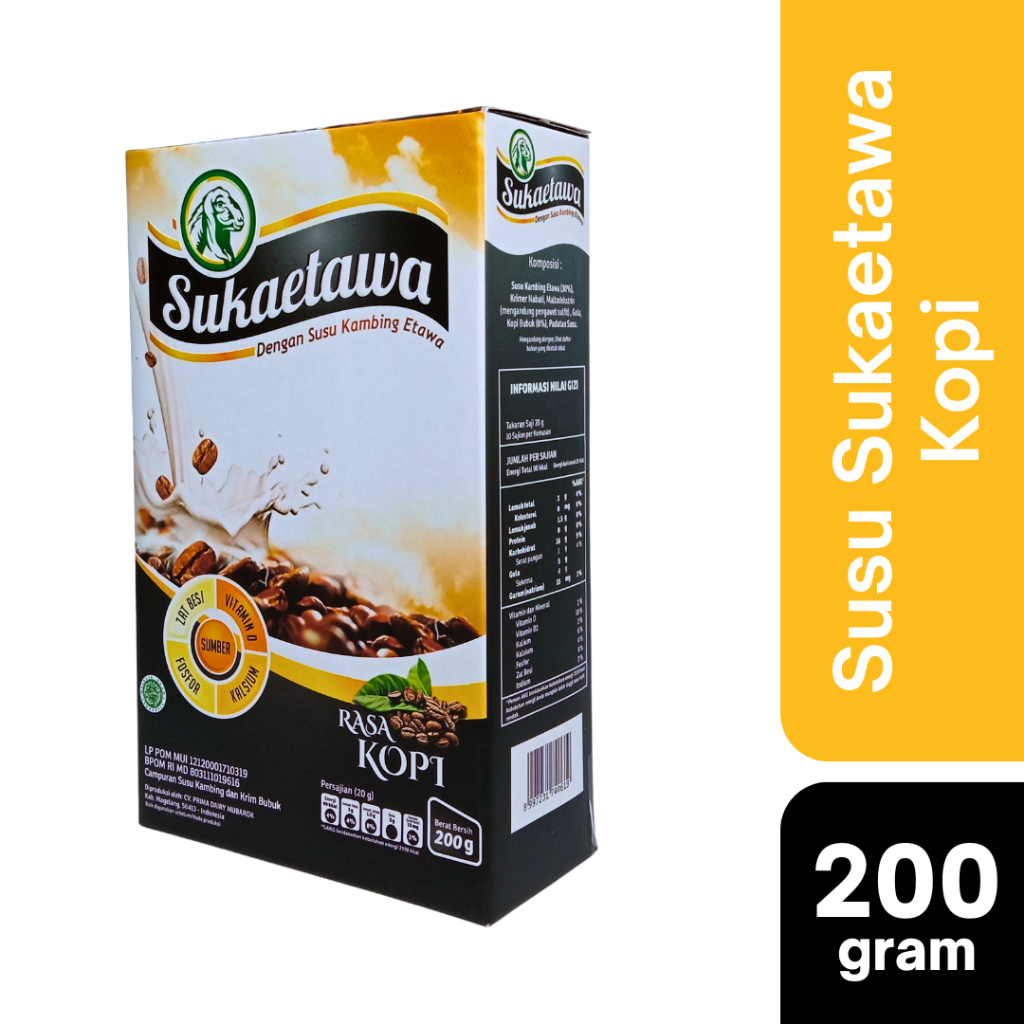 

Susu Kambing Sukaetawa Kopi - Susu Bubuk, Best Seller