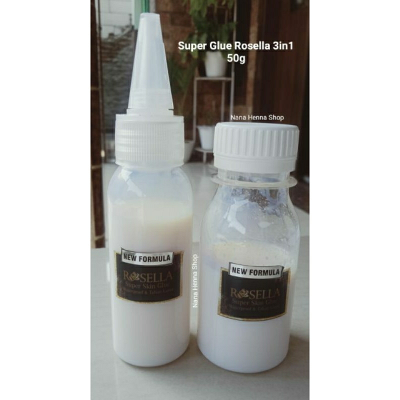 

50g Lem super zahra & Rosella 3in1/lem kulit,lem gems,lem rhinestone