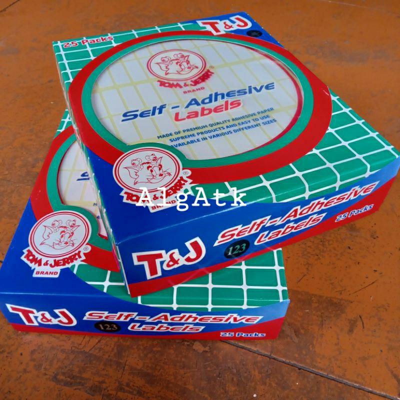 

Label Stiker Tom & Jerry No.123 (Harga untuk 1 kotak)