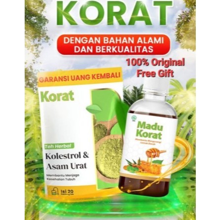 

BEST SELLER KEMERDEKAAN!!! Madu Korat Penurun Kolesterol Dan Asam Urat Original