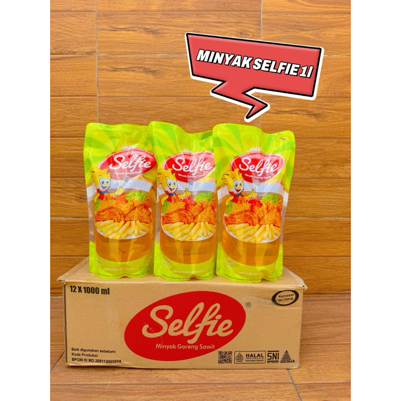 

( Kartonan ) Minyak Selfie Refill 1 liter isi 12pouch