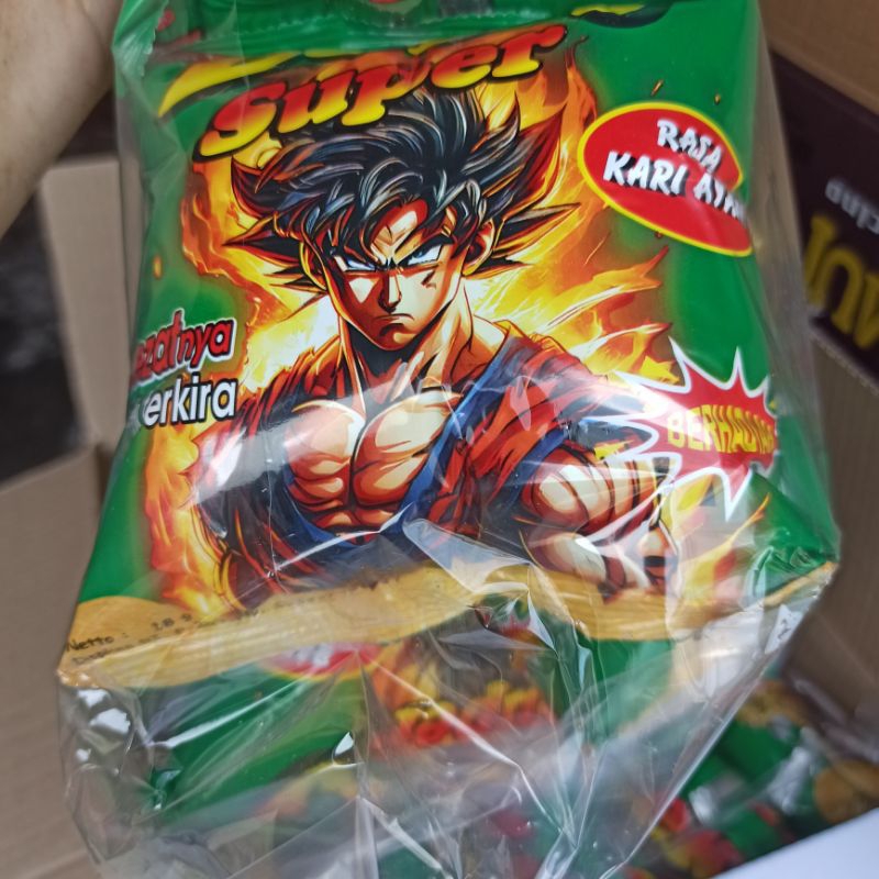 Zeky Snack Jadul UKURAN BESAR Rasa Kari Ayam Berhadiah Isi 10 Pcs
