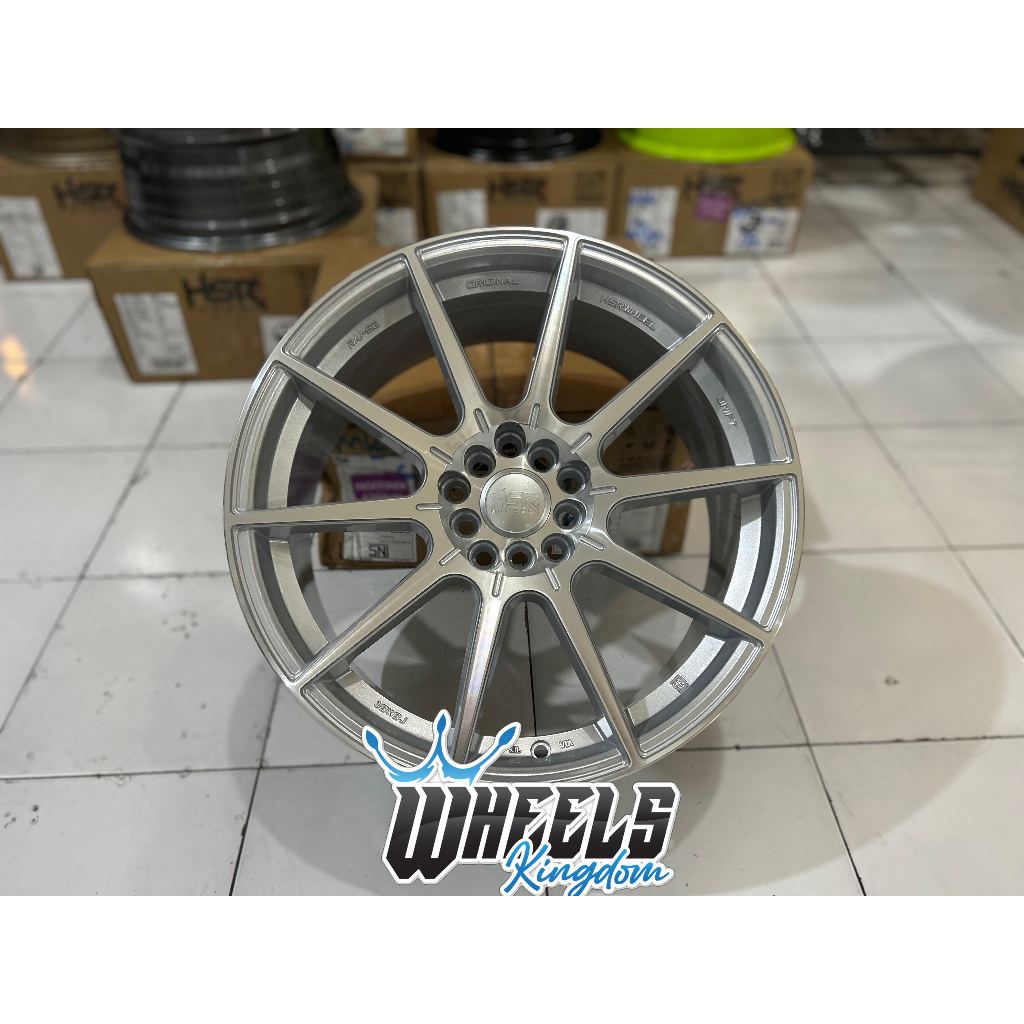 VELG R18 VELG MOBIL RING 18 HSR RAI S2 DOBEL PCD 5X100/114 VELG NEW AVANZA INNOVA XPANDER LEBAR RATA