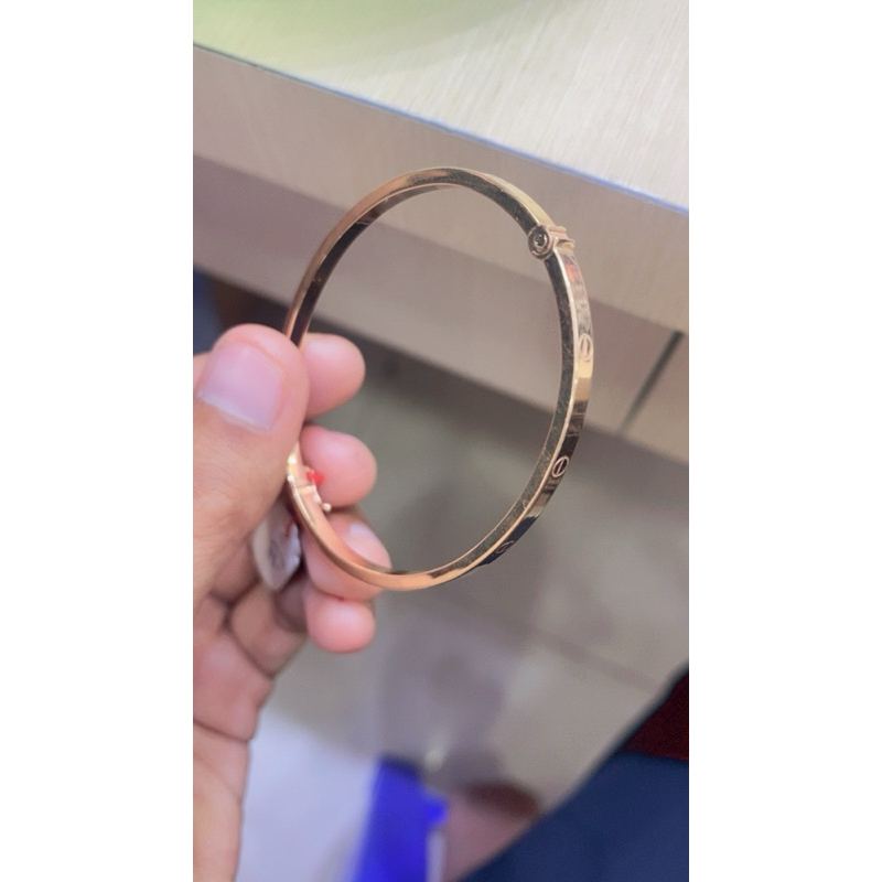 Gelang keroncong cartier poles 6k