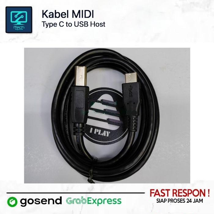 kabel usb midi keyboard original