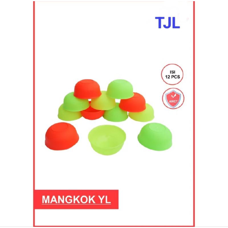 Mangkok Plastik Mangkok Kecil Lusinan / Mangkok Kuah Lusinan