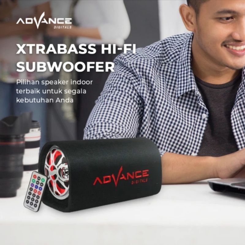 Speaker Advance bluetooth T-101BT 5" Subwoofer T-101BT Basstube Speaker bantal advance