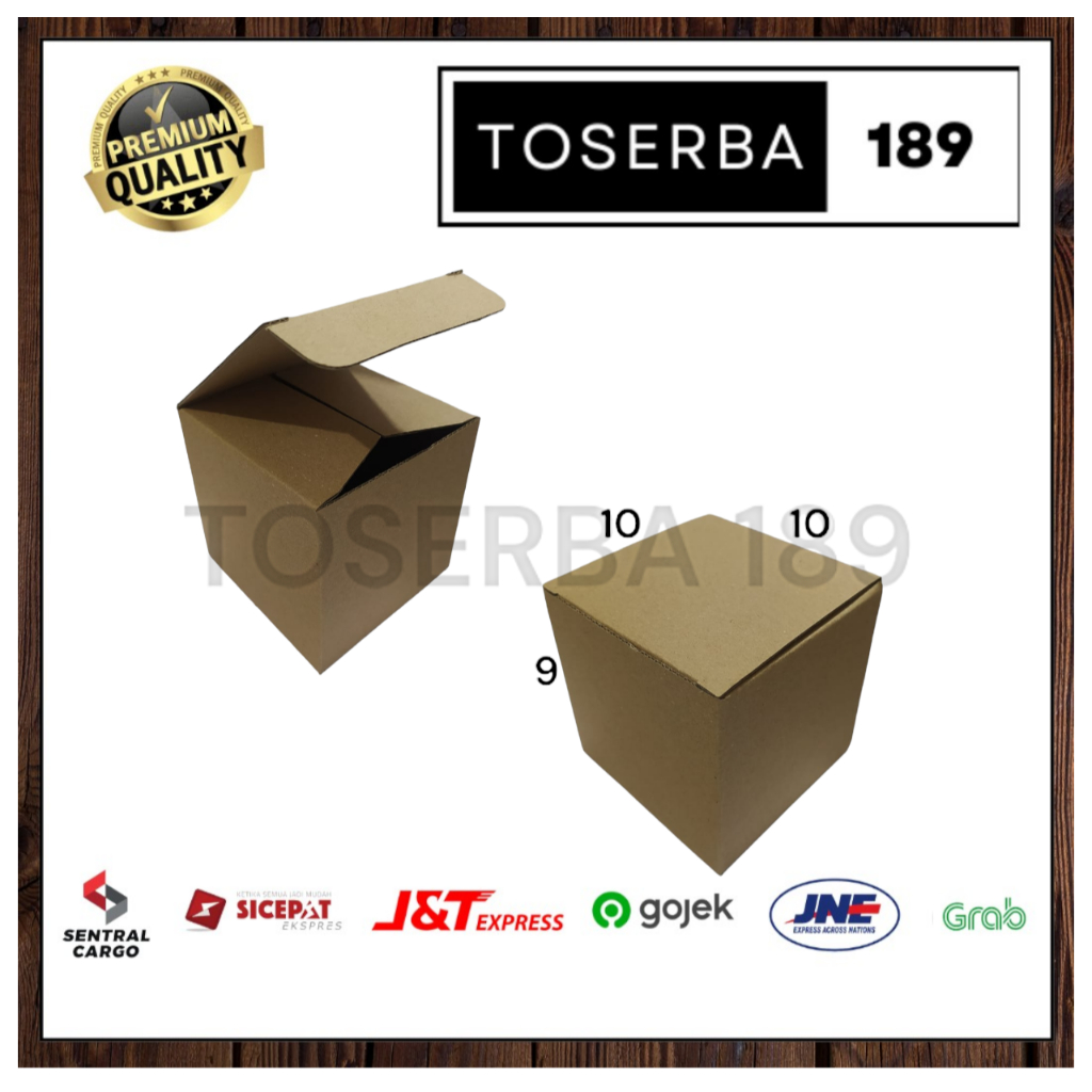 

kardus packing diecut/box pizza uk 10x10x9 cm