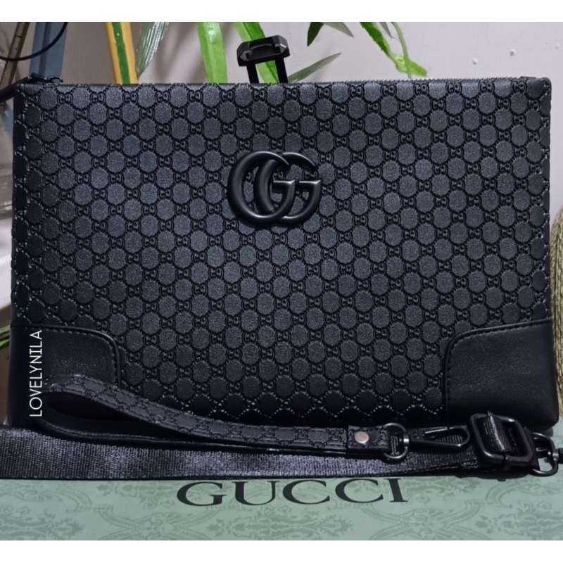 Tas modern Clutch GUC ( GUCCI ) Tas pria/wanita terlaris Tas mewah best seller